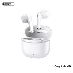 Tai nghe bluetooth REMAX Cozybuds W26 kiểu dáng airpods chính hãng [BH 1 năm]