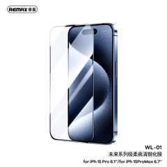 Kính cường lực iPhone 15 Pro Max REMAX WL-01 HD chính hãng cho các dòng iphone 11/ 12/ 13/ 14