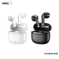 Tai nghe bluetooth REMAX Cozybuds W26 kiểu dáng airpods chính hãng [BH 1 năm]