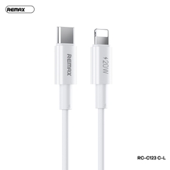 Cáp sạc nhanh 20w (2 mét) REMAX RC-C123 (c-l 2m) type c ra iphone lightning chính hãng [BH: 1 NĂM]