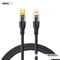 Cáp sạc nhanh 30w REMAX RC-C171 (c-l 1.2m) type c ra iphone lightning 1M2 chính hãng [BH 1 năm]