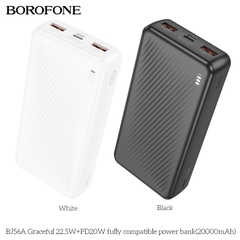 Pin sạc nhanh 22.5w Borofone BJ56A 20.000mAh dự phòng chính hãng [BH: 1 NĂM]