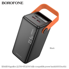 Pin sạc dự phòng BOROFONE BJ66B 60.000 mAh sạc nhanh 22.5w+PD20W chính hãng [BH 1 Năm]