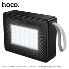 Pin sạc  dự phòng nhanh 22.5w Hoco J166 50.000mAh sạc nhanh pd20w + đèn led