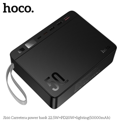 Pin sạc  dự phòng nhanh 22.5w Hoco J166 50.000mAh sạc nhanh pd20w + đèn led