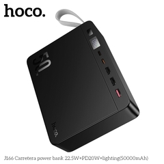 Pin sạc  dự phòng nhanh 22.5w Hoco J166 50.000mAh sạc nhanh pd20w + đèn led