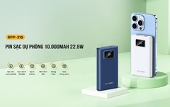 Pin sạc nhanh 22.5W REMAX RPP-319 10.000mAh dự phòng PD QC3.0 chính hãng [BH 1 năm]