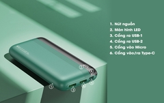 Pin sạc nhanh 22.5w Remax RPP-180 20.000mAh QC3.0 + PD (sạc dự phòng) chính hãng [BH 1 năm]