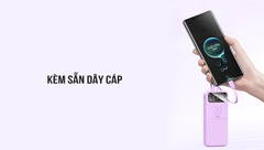 Pin sạc nhanh 22.5w Remax RPP-619 10.000mAh dự phòng PD QC3.0 chính hãng, kèm cáp liền pin, trong suốt lộ mạch [BH 1 năm]