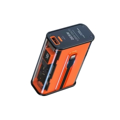 Pin sạc nhanh 22.5W BYZ W88i, 10.000mAh (kèm cáp Lightning iPhone), có màn hình hiển thị % pin nhỏ gọn [BH: 6 tháng]