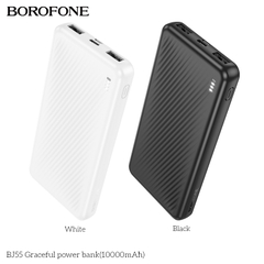 Pin sạc dự phòng Borofone BJ55 ultra thin 10.000mAh chính hãng [BH: 1 NĂM]