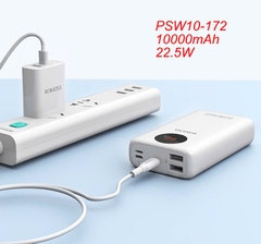Pin sạc dự phòng ROMOSS PSW10 10000mAh sạc nhanh 22.5w kiêm màn hình led hiển thị pin siêu đẹp