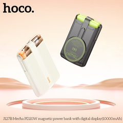 Pin sạc nhanh không dây 20w Hoco J127B 10.000mAh dự phòng LCD chính hãng [BH: 1 năm]