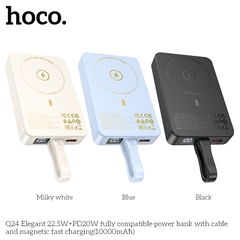 Pin sạc nhanh không dây 22.5W Hoco Q24 10.000mAh dự phòng chính hãng [BH 1 năm]