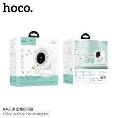 Quạt để bàn tích điện HOCO HX66 mẫu mới siêu tiện lợi [BH 1 năm]