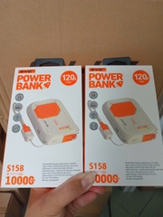 Pin sạc nhanh 120W max SYC S158 10.000mAh siêu mỏng nhỏ gọn, có chui ghim sạc trực tiếp kèm móc treo pin chính hãng [BH: 1 NĂM]