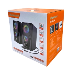 Loa vi tính JERTECH S6 RELEASE có đèn led chính hãng siêu hay [BH 3 tháng]