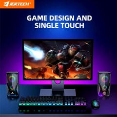 Loa vi tính JERTECH S6 RELEASE có đèn led chính hãng siêu hay [BH 3 tháng]
