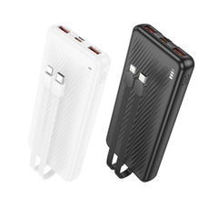 Pin sạc nhanh 22.5w BOROFONE BJ57 10.000mAh QC3.0+PD 22.5W kèm cáp liền pin chính hãng [BH 1 năm]