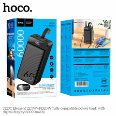 Pin sạc nhanh 22.5w HOCO J123C 60.000mAh dự phòng có đèn pin chính hãng [BH 1 năm]