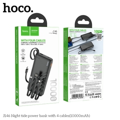 Pin sạc dự phòng HOCO J146 10.000mAh kèm 4 dây cáp tiện lợi [BH 1 Năm]