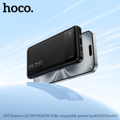Pin sạc nhanh 22.5w HOCO J159 10.000mAh dự phòng PD 20w chính hãng [BH 1 năm]