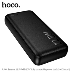 Pin sạc nhanh 22.5w HOCO J159A 20.000mAh dự phòng PD 20w chính hãng [BH 1 năm]