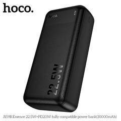 Pin sạc nhanh 22.5w HOCO J159B 30.000mAh dự phòng PD 20w chính hãng [BH 1 năm]