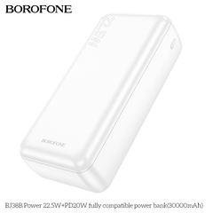 Pin sạc nhanh 22.5W Borofone BJ38B 30.000mAh dự phòng chính hãng [BH 1 NĂM]