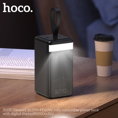 Pin sạc nhanh 22.5w HOCO J123D 90.000mAh dự phòng có đèn pin chính hãng [BH 1 năm]