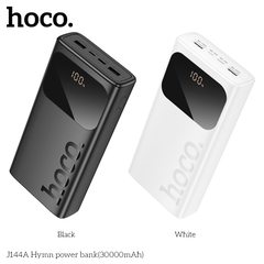 Pin sạc dự phòng HOCO J144A dung lượng 30.000mAh có màn hình LCD hiển thị phần trăm pin chính hãng [BH 1 Năm]