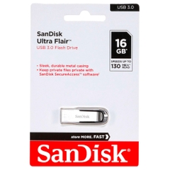 USB 3.0 SanDisk Ultra Flair CZ73 16GB chính hãng - Speed up to 130MB/s [BH 2 năm] / pktn sale