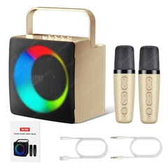 Loa bluetooth karaoke SDRD SD-508 kèm 2 micro không dây cực hay xách tay chính hãng [BH 6 tháng]