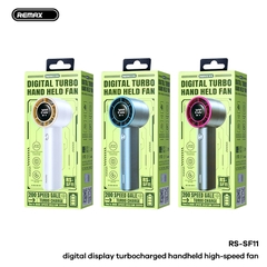 Quạt tích điện REMAX RS-SF11 quạt cầm tay với pin 3600mAh kèm 200 tốc độ gió siêu mát [BH 1 năm]
