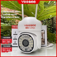 Camera IP wifi ngoài trời C16T / D16AT / C28 (KHÔNG CÓ CỔNG LAN) Hộp trắng YOOSEE 5.0Mpx 16LED (Xoay ngoài trời) [BH 6 tháng]
