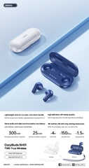 Tai nghe bluetooth REMAX Cozybuds SH01 tai nghe hỗ trợ bluetooth V5.4 airpods mẫu mới siêu đẹp [BH 1 năm]