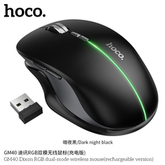 Chuột không dây bluetooth HOCO GM40 Dixon RGB + usb 2.4G chính hãng [BH 1 Năm]