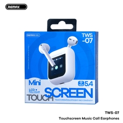 Tai nghe bluetooth REMAX TWS-07 tai nghe mẫu airpods2 dock có màn hình cảm ứng siêu tiện