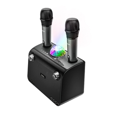 Loa bluetooth kèm 2 mic Karaoke có đèn Hoco BS41 Plus chính hãng [BH 1 năm]