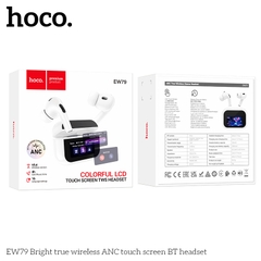 Tai nghe bluetooth HOCO EW79 TRUE WIRELESS mẫu PRO2 dock sạc có màn hình cảm ứng chính hãng [BH 1 Năm]