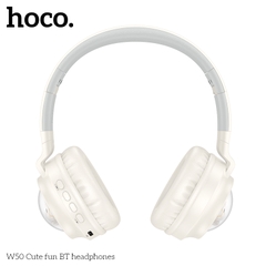 Tai nghe Bluetooth Hoco W50 Headphone chụp tai kiểu dáng cute chính hãng [BH: 1 NĂM]