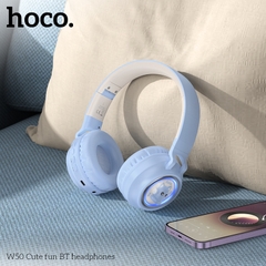 Tai nghe Bluetooth Hoco W50 Headphone chụp tai kiểu dáng cute chính hãng [BH: 1 NĂM]