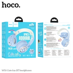 Tai nghe Bluetooth Hoco W50 Headphone chụp tai kiểu dáng cute chính hãng [BH: 1 NĂM]