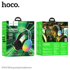 Tai nghe Headphone Chụp tai Gaming HOCO W109 Rich có dây chính hãng [BH 1 NĂM]