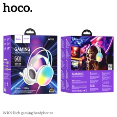 Tai nghe Headphone Chụp tai Gaming HOCO W109 Rich có dây chính hãng [BH 1 NĂM]