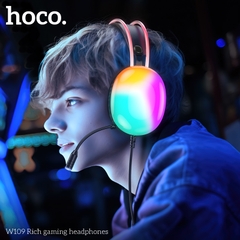 Tai nghe Headphone Chụp tai Gaming HOCO W109 Rich có dây chính hãng [BH 1 NĂM]