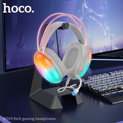 Tai nghe Headphone Chụp tai Gaming HOCO W109 Rich có dây chính hãng [BH 1 NĂM]