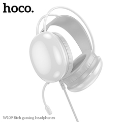 Tai nghe Headphone Chụp tai Gaming HOCO W109 Rich có dây chính hãng [BH 1 NĂM]