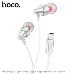 Tai nghe có dây type-c HOCO M90 Delight chính hãng [Bh 1 năm]