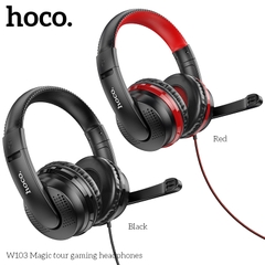 Tai nghe Headphone Chụp tai Gaming HOCO W103 có dây 3.5 chính hãng [BH 1 NĂM]